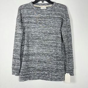 Stem Nordstrom Black Space Dye Shirt Tee‎ Top Gray